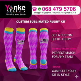 Custom Sublimated Rugby Socks South Africa
