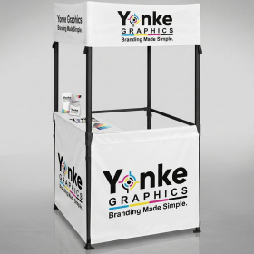 Custom 1m x 1m Gazebo for Exhibitions.