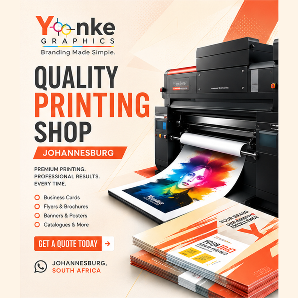 Professional printing services in Johannesburg.