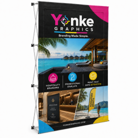 Straight Banner Wall 1.52m x 2.25m custom printed in Johannesburg
