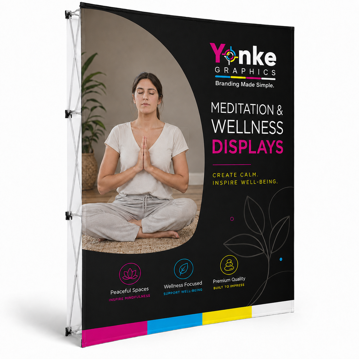 Double-Sided Straight Banner Wall 3m x 2.25m Johannesburg