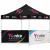 Order a custom Gazebo 3m x 3m with three branded half walls from Yonke Graphics,